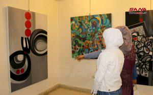 غنائية الحرف العربي داخل التشكيل الفني بمعرض للفنان خلدون الأحمد