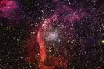 حاضنة نجمية كثيفة ربما تتغذى على حلزونية كونية من النجوم