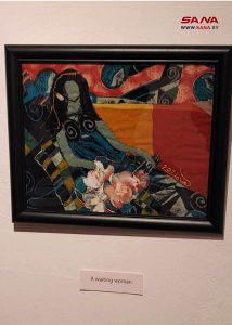 لوحات الفنانة التشكيلية هيام سلمان جسر ثقافي بين سورية واليابان