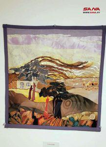 لوحات الفنانة التشكيلية هيام سلمان جسر ثقافي بين سورية واليابان