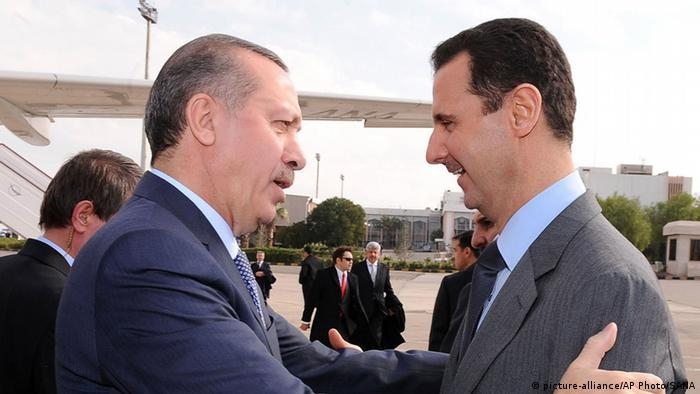 Syrischer Präsident Abahar Assad mit türkischem Premier Recep Erdogan