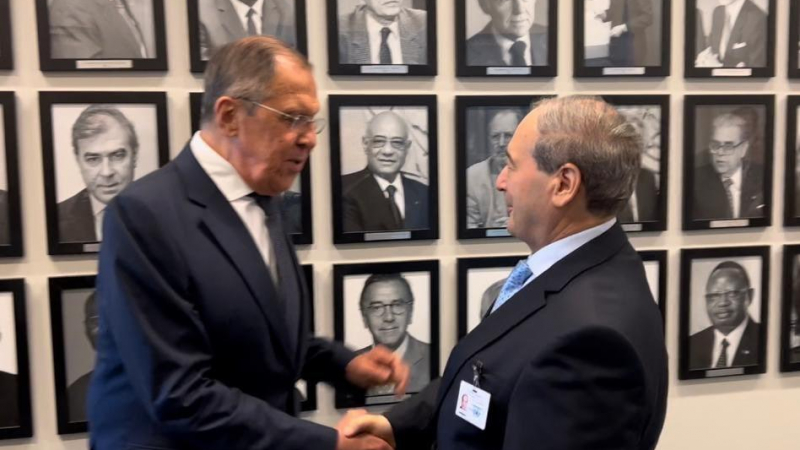 وزيرا خارجية سوريا وروسيا يبحثان في نيويورك القضايا ذات الاهتمام المشترك