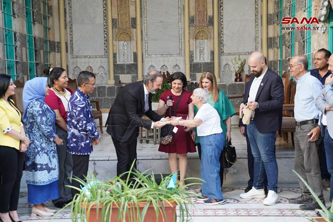 انتهاء أعمال ترميم وصيانة مقر جمعية بيت السفينة في دمشق القديمة – فيديو