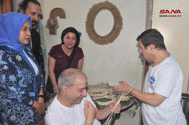 انتهاء أعمال ترميم وصيانة مقر جمعية بيت السفينة في دمشق القديمة – فيديو