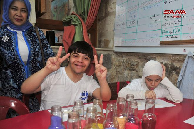 انتهاء أعمال ترميم وصيانة مقر جمعية بيت السفينة في دمشق القديمة – فيديو