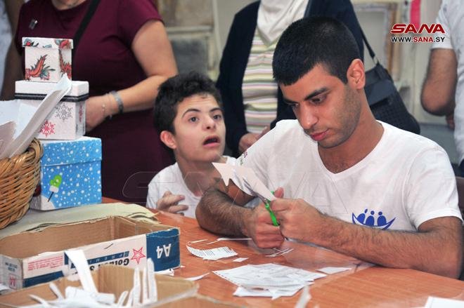 انتهاء أعمال ترميم وصيانة مقر جمعية بيت السفينة في دمشق القديمة – فيديو