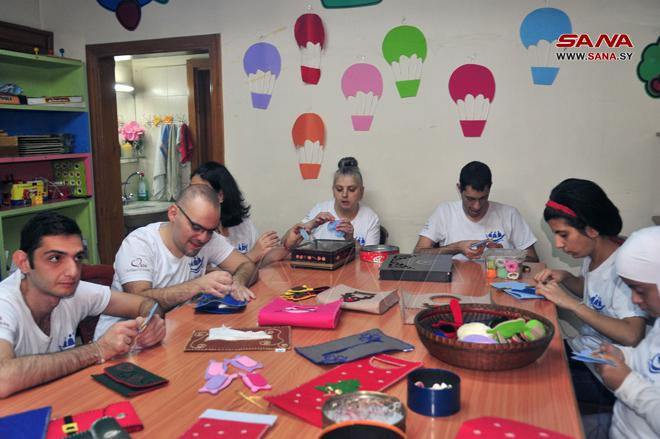 انتهاء أعمال ترميم وصيانة مقر جمعية بيت السفينة في دمشق القديمة – فيديو