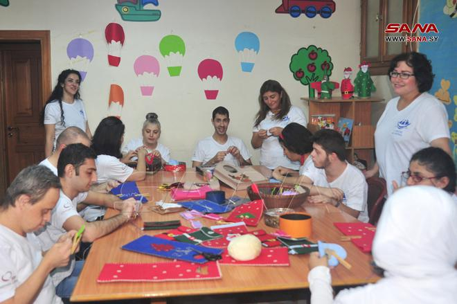 انتهاء أعمال ترميم وصيانة مقر جمعية بيت السفينة في دمشق القديمة – فيديو