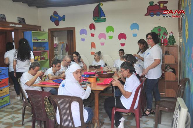 انتهاء أعمال ترميم وصيانة مقر جمعية بيت السفينة في دمشق القديمة – فيديو