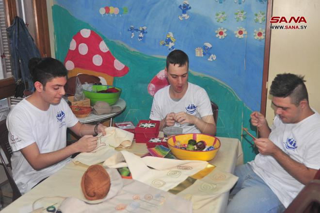 انتهاء أعمال ترميم وصيانة مقر جمعية بيت السفينة في دمشق القديمة – فيديو