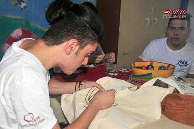 انتهاء أعمال ترميم وصيانة مقر جمعية بيت السفينة في دمشق القديمة – فيديو