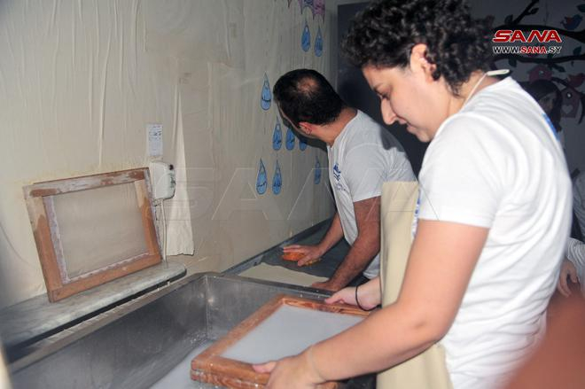 انتهاء أعمال ترميم وصيانة مقر جمعية بيت السفينة في دمشق القديمة – فيديو