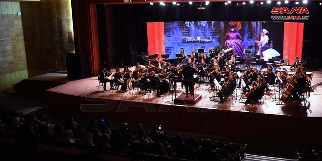 أمسية موسيقية للفرقة السيمفونية السورية على خشبة مسرح المركز الوطني  للفنون البصرية