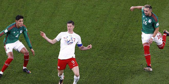 التعادل السلبي سيد الموقف بمباراة المكسيك وبولندا في مونديال قطر