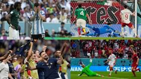 نتائج مباريات يوم الثلاثاء في مونديال قطر.. السعودية تفجر المفاجأة الكبرى