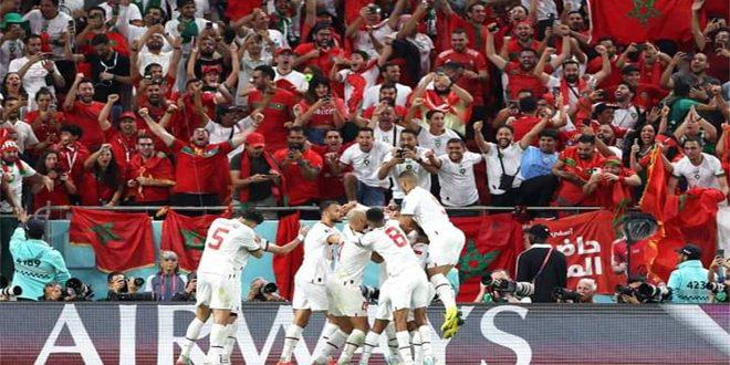المنتخب المغربي يفوز على نظيره البلجيكي في الجولة الثانية للدور الأول للمونديال
