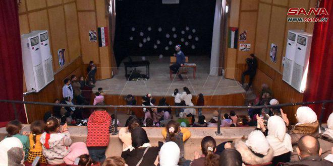 عرض مسرحي عن التنمر ومعالجته بين الأطفال في ثقافي حماة