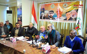 الجهاد الفلسطينية تقيم حفل إشهار كتاب قبس من نور المسيرة عن الأسير الفلسطيني بسام السعدي بدمشق