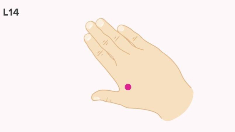 النقطة الثانية للتدليك