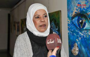 جمعية شموع السلام تحتفي بعيدي المرأة والأم بمعرض فني جماعي