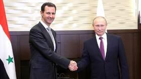 الكرملين: المحادثات بين بوتين والأسد استمرت 3 ساعات
