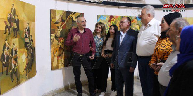 معرض للفنان التشكيلي مجد كيالي في حلب