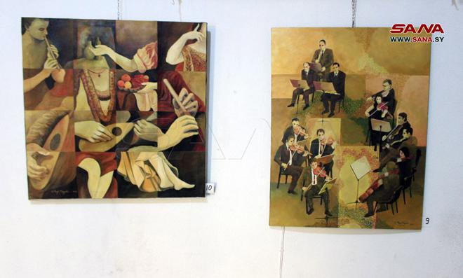معرض للفنان التشكيلي مجد كيالي في حلب