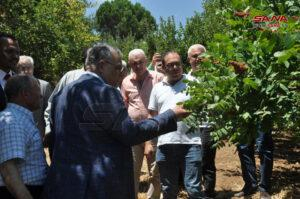 وزير الزراعة ونظيره السوداني يطلعان على مشاريع زراعية ومواقع حراجية بحمص