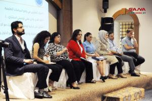 دور المغتربين في دعم القطاع الصحي التعليمي ضمن ندوة حوارية للهيئة العليا للبحث العلمي