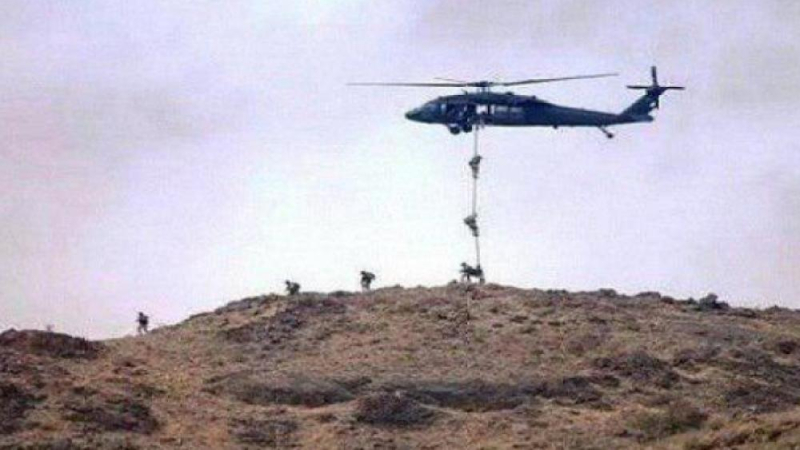 عملية إنزال جوي للتحالف شرق سوريا-انترنت