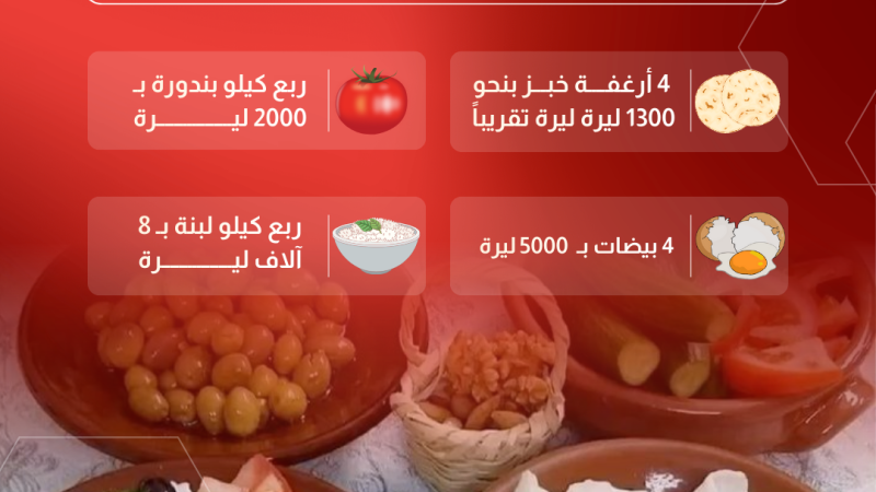 كم تحتاج عائلة سورية لتأمين ثلاث وجبات؟