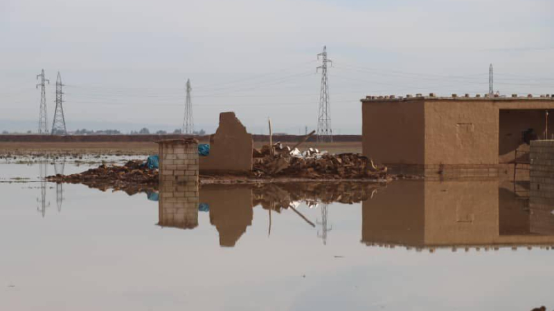 فيضانات غير مسبوقة في الحسكة.. غرق أكثر من 400 منزل