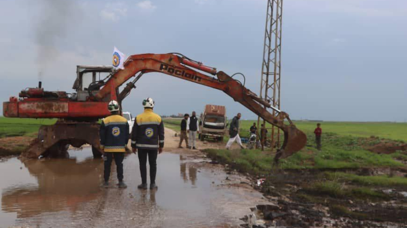 فيضانات غير مسبوقة في الحسكة.. غرق أكثر من 400 منزل