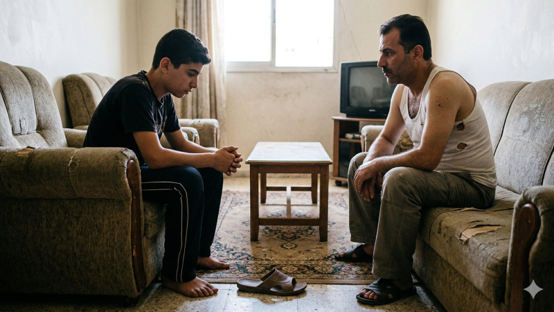 “تعال بدي أحكي معك”.. الجملة التي تجعل المراهق يتذكر “جرائمه” منذ الروضة