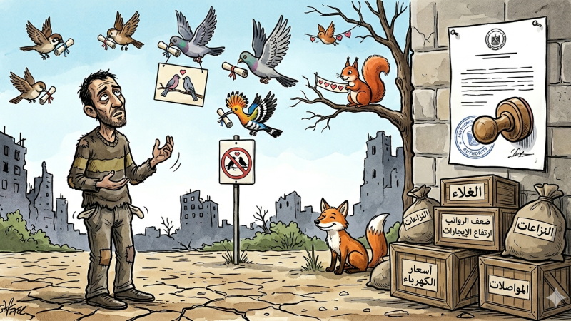 مواطن يشعر بالغيرة .. الحكومة تحمي مواسم تزاوج الكائنات الحية