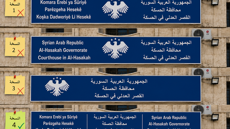 دمج لافته القصر العدلي بالحسكة