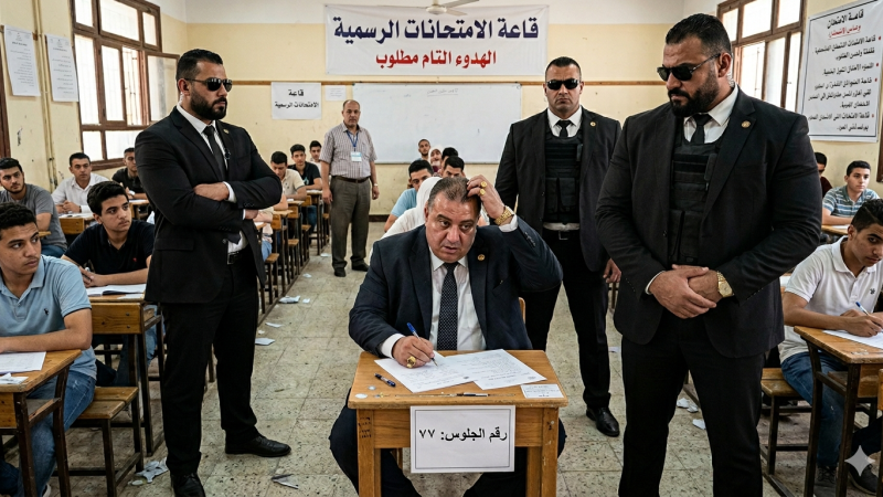 العمدة يتقدّم لامتحان الصف السادس .. طفولة نضالية منعت إتمام مسيرته التعليمية