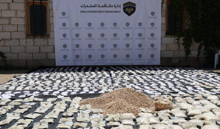 أكثر من 2,9 مليون حبة كبتاغون.. مكافحة المخدرات تكشف حصيلة عملياتها خلال شهر آب
