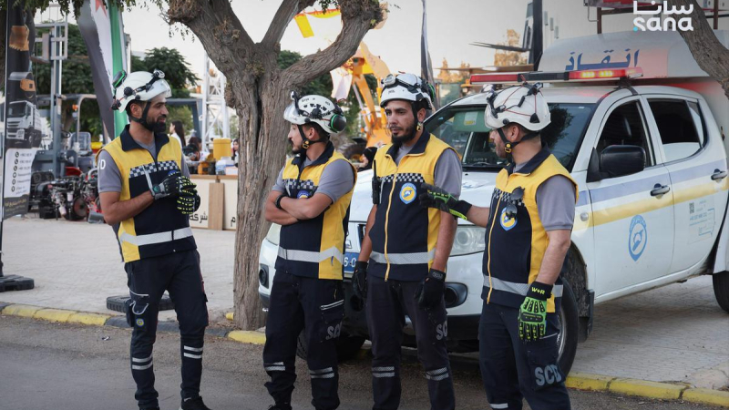 3X3A0131 الكوادر الطبية تواكب معرض دمشق الدولي بعشرة أيام من الاستجابة الإسعافية