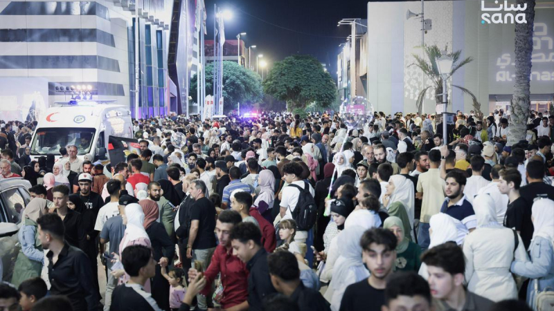 2L6A4795 2 مخرجات اقتصادية تتجاوز 150 مليار ليرة سورية ونحو 1.4 مليون زائر لمعرض ‏دمشق الدولي