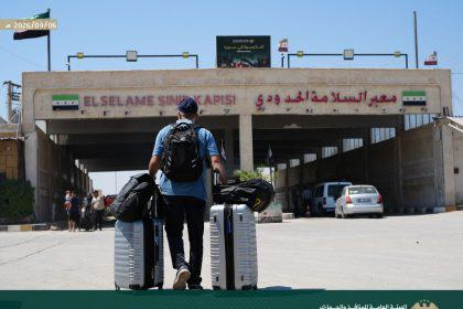عبور 1.23 مليون مسافر و46 ألف شاحنة عبر منفذ السلامة خلال ثمانية أشهر