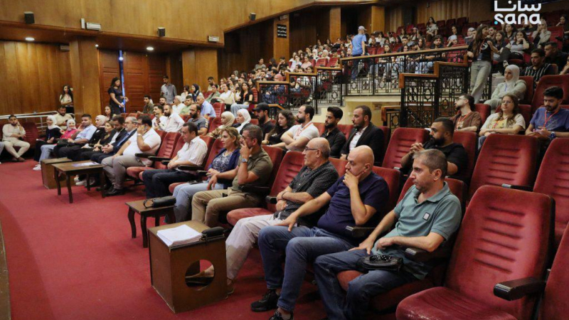 IMG 3984 فعالية "وجهتك الأكاديمية 2" في طرطوس لتعريف طلاب الثانوية بالاختصاصات الجامعية