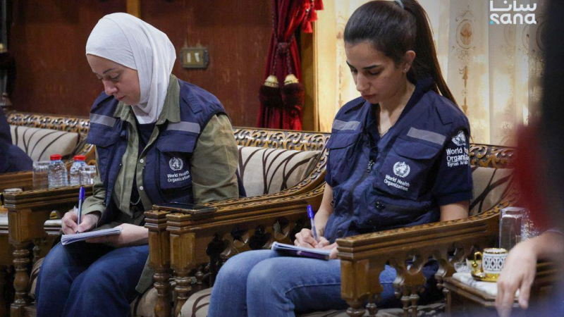 2L6A4685 محافظة حماة تبحث مع الصحة العالمية واقع القطاع الصحي وإعادة تأهيل المشافي