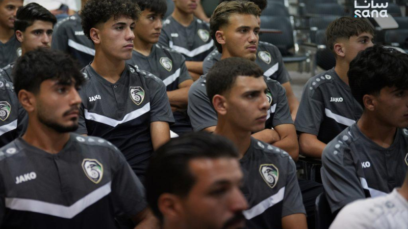 DSC09731 منتخب سوريا للناشئين يستعد لبطولة غرب آسيا لكرة القدم في الأردن