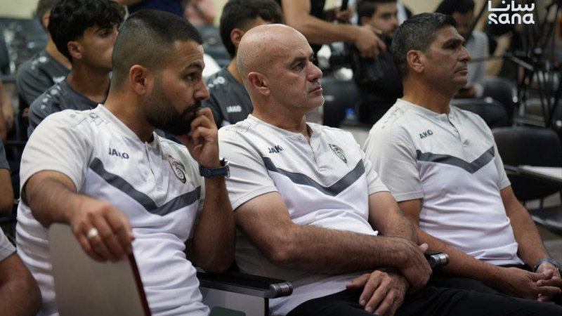 DSC09734 منتخب سوريا للناشئين يستعد لبطولة غرب آسيا لكرة القدم في الأردن