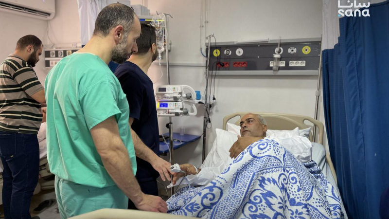 IMG 0027 حملة «جسور التعافي 15» تقدم خدمات صحية مجانية في مدينة حلب