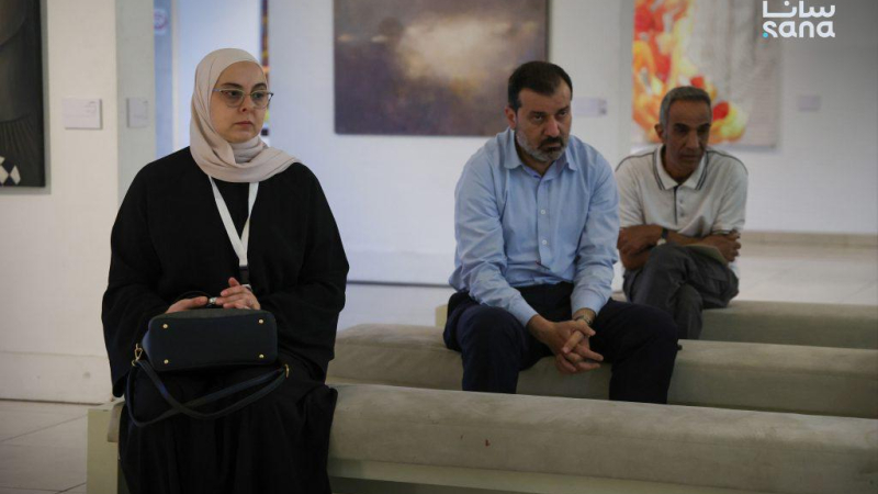 SANA7937 الحروفية بين الهوية والتشكيل في حوار مع الفنان أكثم طلاع بدمشق