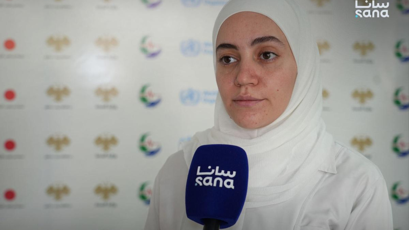 DSC09836 مشفى دوما الوطني.. خدمات متنامية تخفف أعباء المرضى والضغط عن مشافي ‏دمشق