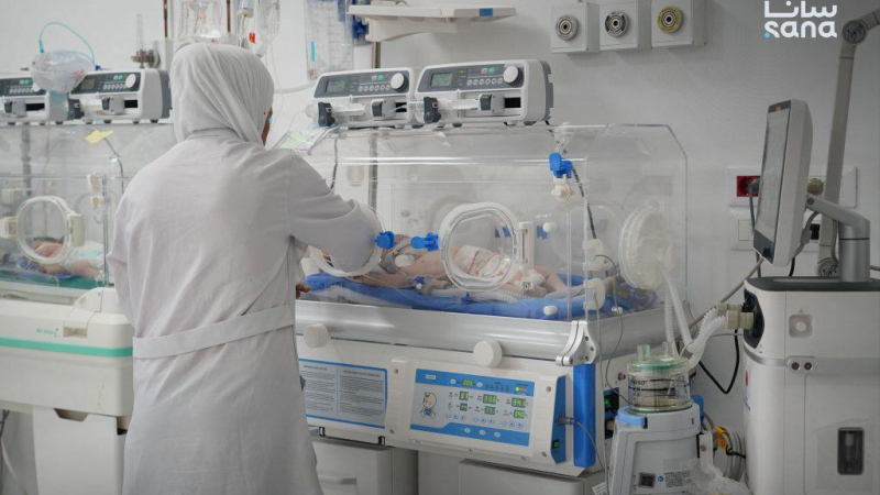 DSC09853 مشفى دوما الوطني.. خدمات متنامية تخفف أعباء المرضى والضغط عن مشافي ‏دمشق