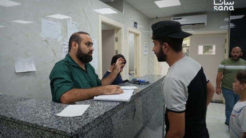 DSC09865 مشفى دوما الوطني.. خدمات متنامية تخفف أعباء المرضى والضغط عن مشافي ‏دمشق